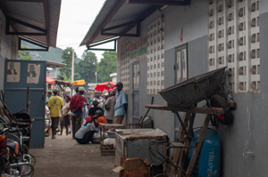Outside of the market building