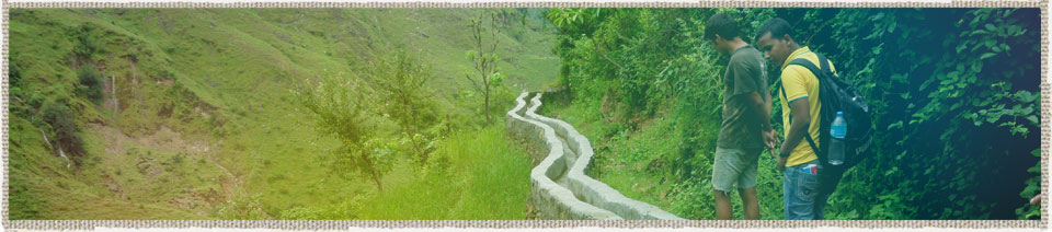 Header of people on a hillside